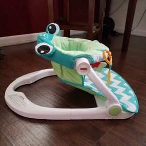 Fisher Price Sit-Me-Up Floor Seat, Citrus Frog